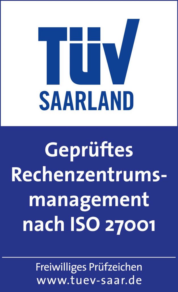 Zertifizierung 2 Geprüftes Rechenzentrumsmanagement nach ISO 27001:2013